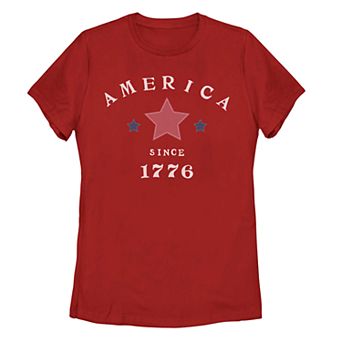 Juniors' America Since 1776 Vintage Graphic Tee