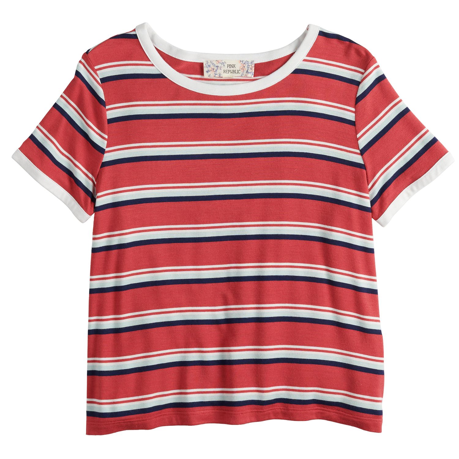 girls pink striped shirt