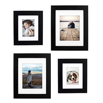 Malden Distressed Matted Wall Frame 4 pc Set