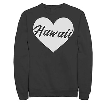 Juniors' Hawaii Heart Graphic Sweatshirt