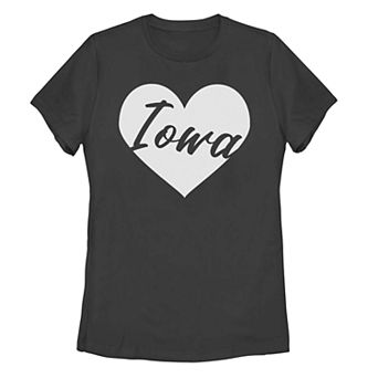 Juniors' Fifth Sun Iowa Heart Graphic Tee