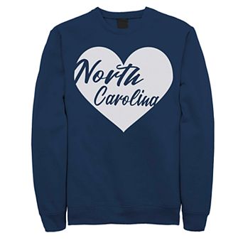 Juniors' Fifth Sun North Carolina Heart Fleece Top