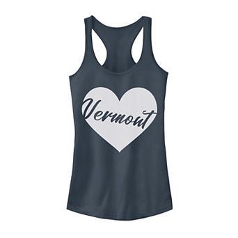Juniors' Fifth Sun Vermont Heart Tank Top