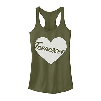 Juniors' Fifth Sun Tennessee Heart Tank Top