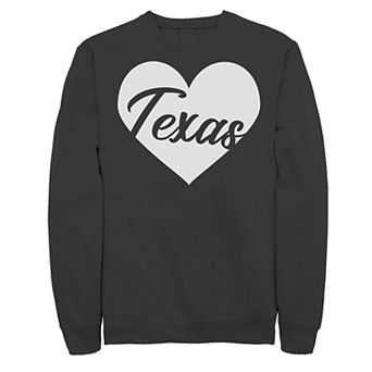 Juniors' Fifth Sun Texas Heart Fleece Top