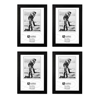 Malden Walnut 4" x 6" Frame 4 pc Set