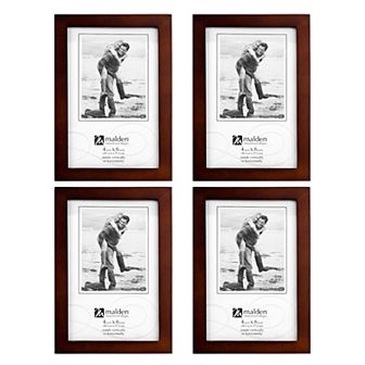 Malden Walnut 4" x 6" Frame 4 pc Set