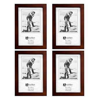 Malden Walnut 4" x 6" Frame 4 pc Set