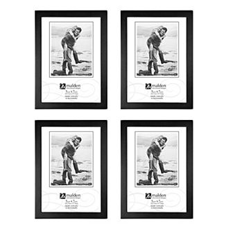 Malden Walnut 5" x 7" Frame 4 pc Set