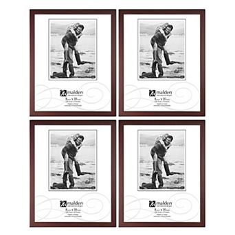Malden Walnut 8" x 10" Frame 4 pc Set