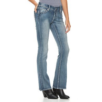 Women's Apt. 9 Heavily Embellished Tummy Control Bootcut Jeans
