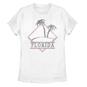 Juniors' Fifth Sun Florida Palm Tree Logo Tee