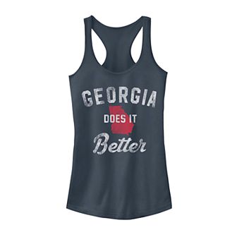 Juniors Fifth Sun "Georgia Does It Better" Tank Top