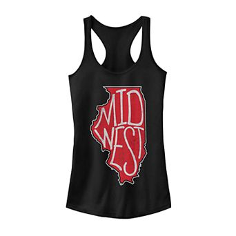 Juniors' Fifth Sun "Midwest" Illinois Tank Top