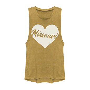 Juniors' Fifth Sun Missouri Heart Muscle Tank Top