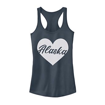 Juniors' Fifth Sun Alaska Heart Tank Top