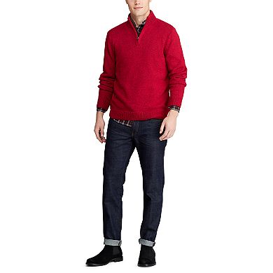 Men's Chaps Classic-Fit Zip Neck Sweater