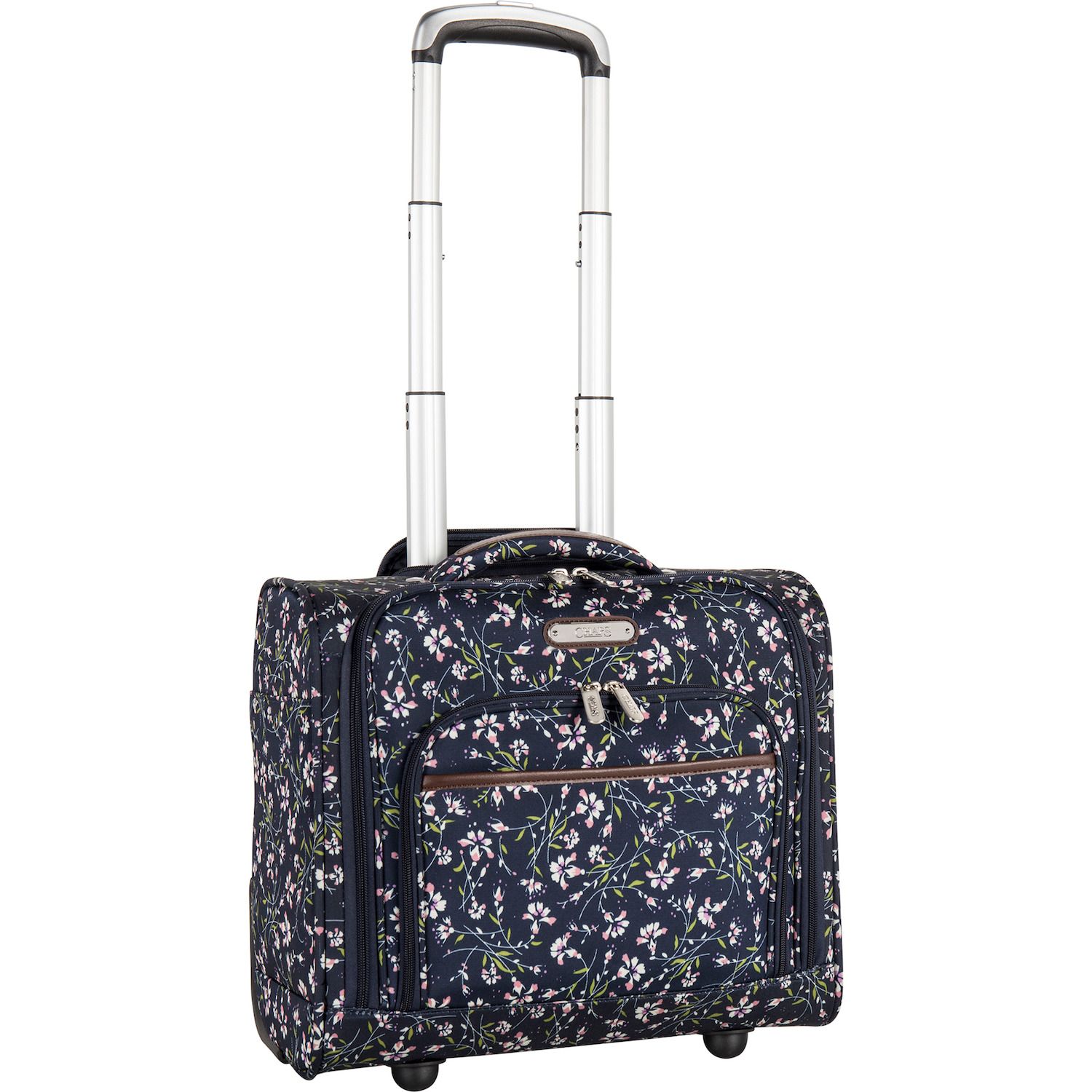 chaps navy floral luggage