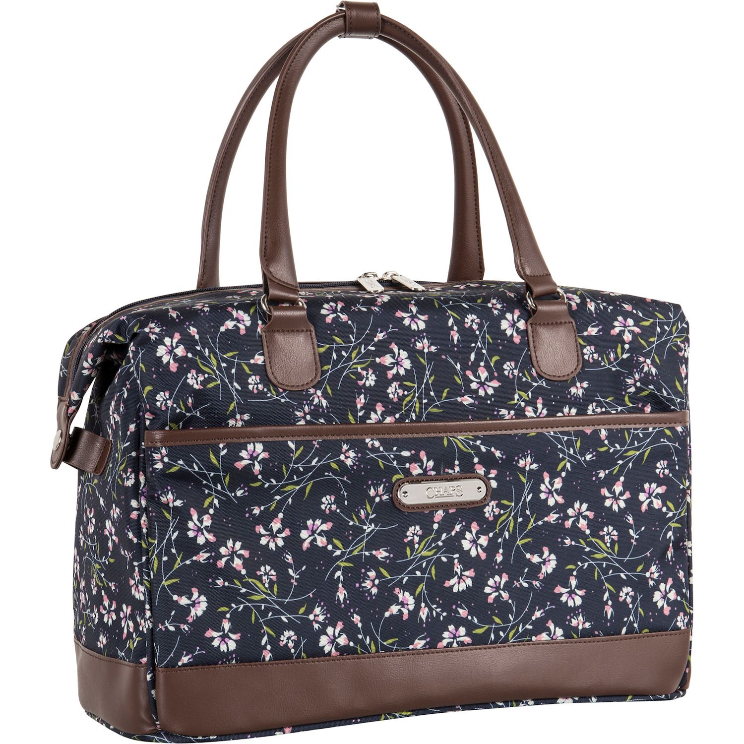 chaps saddle haven luggage navy floral