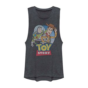 Toy Story Juniors 4 Hey Woody Racerback Tank Top