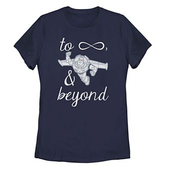 Juniors' Disney Pixar Toy Story Buzz Lightyear To Infinity And Beyond Tee