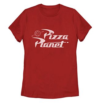 Juniors' Disney Pixar Toy Story Pizza Planet Logo Tee
