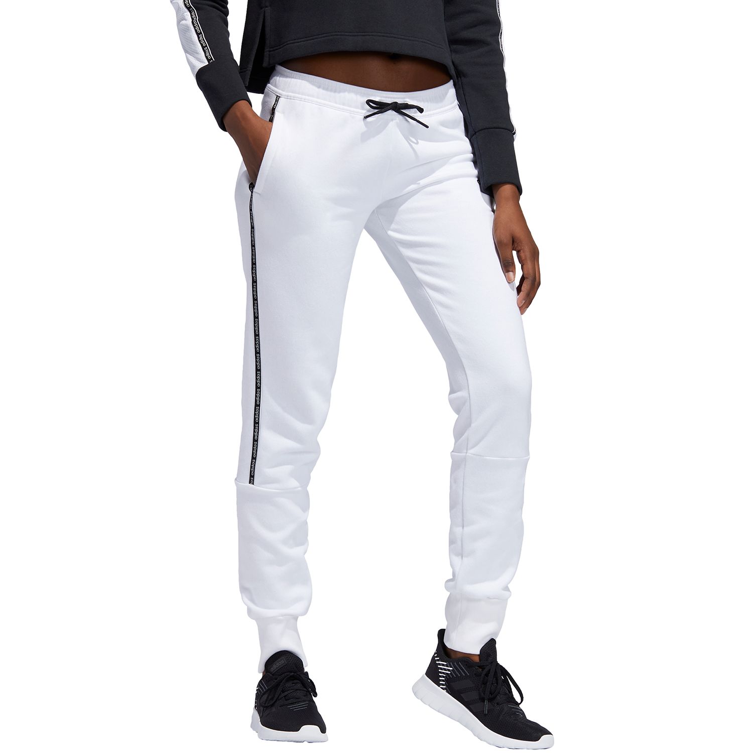 mens adidas joggers with zip pockets