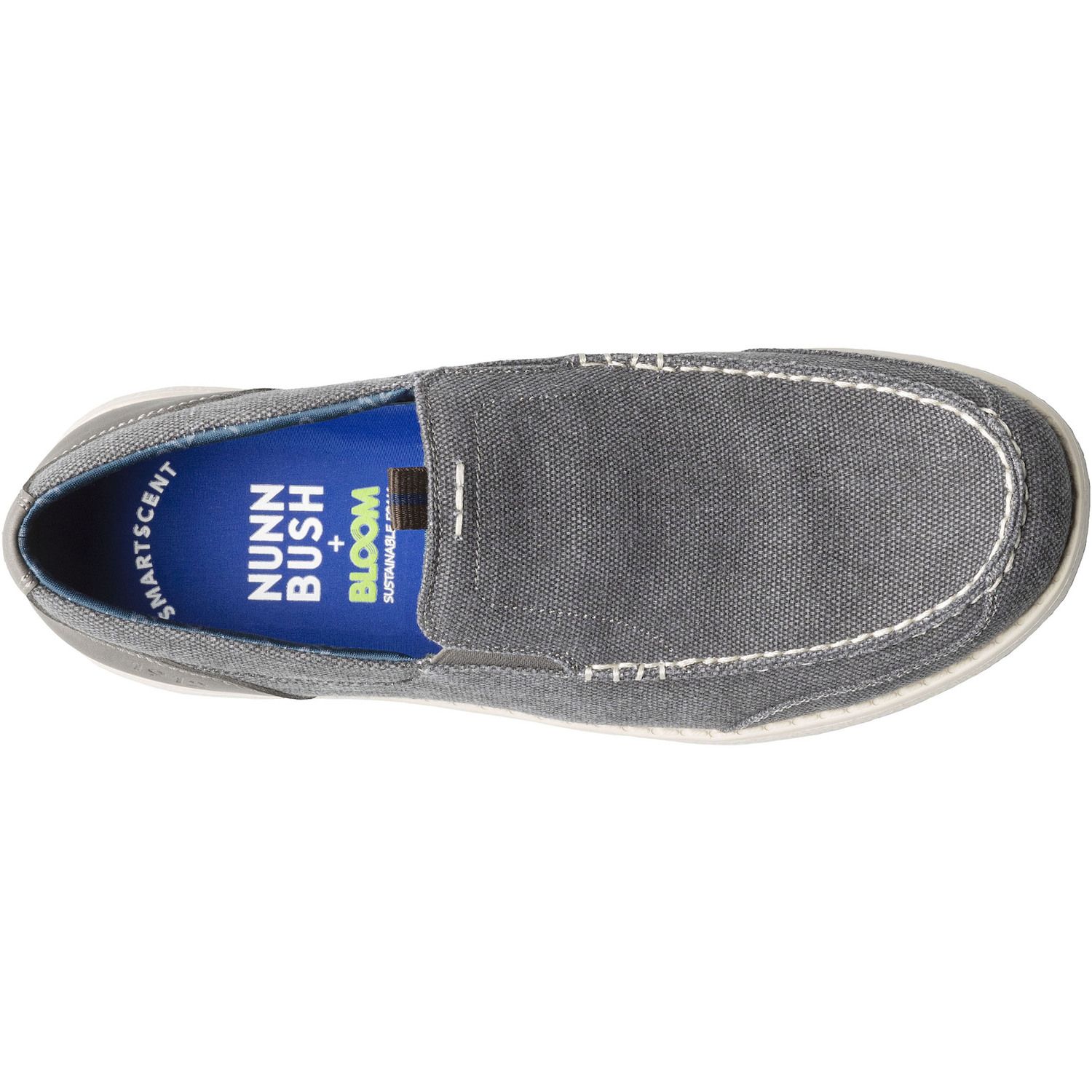 NEW Nunn Bush Brewski MT Slip Mens 11 M Stone Canvas Loafers Boat Shoes Nunn Bush® Brewski Men main image 2