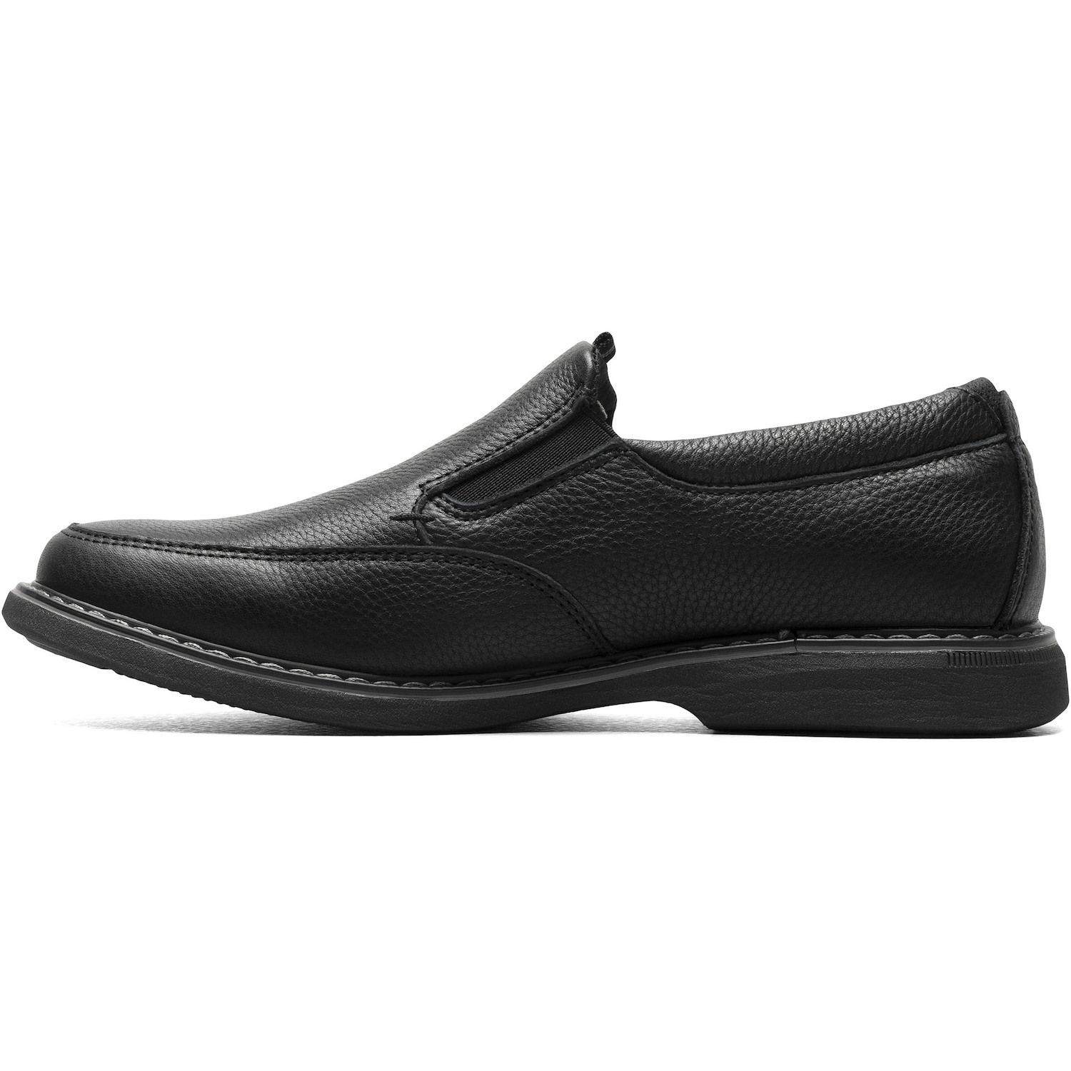 Nun Bush Men’s Otto Moccasin Toe Slip on Black Leather Loafer 8wide Amazon.com | Nunn Bush Men main image 3