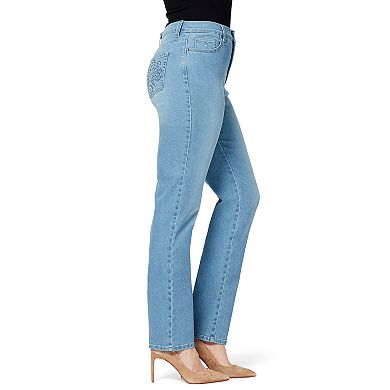 Women's Gloria Vanderbilt Amanda Embellished Tapered Jeans 