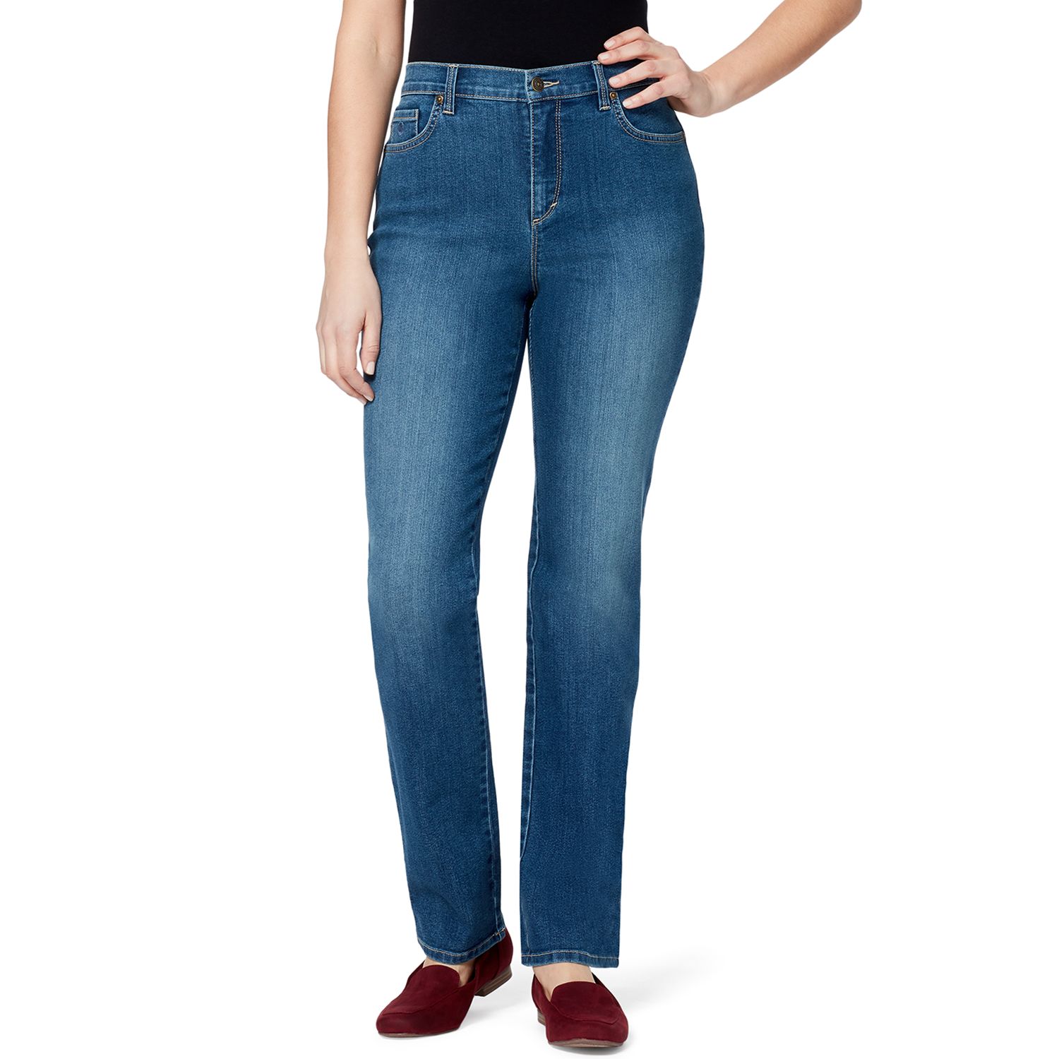 gloria vanderbilt amanda embellished jeans