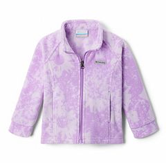 NEW Lands End Jacket-Vest Bright Pink Flower Embroidered Youth Girls Sz.L  (14)
