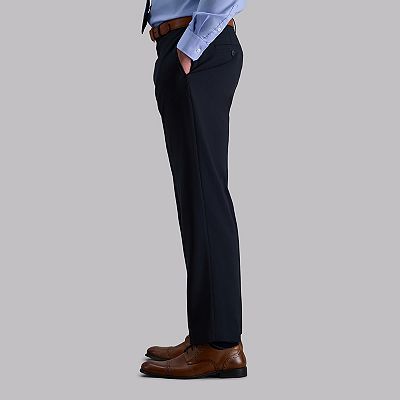 white christmas dresses Haggar E-CLO Stria Dress Pants, Pleated Front in Black/Charcoal