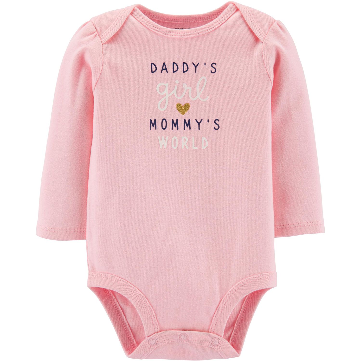 daddy's girl and mommy's world onesie