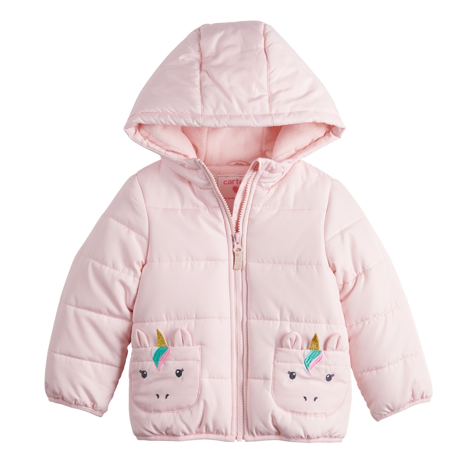 unicorn puffer coat