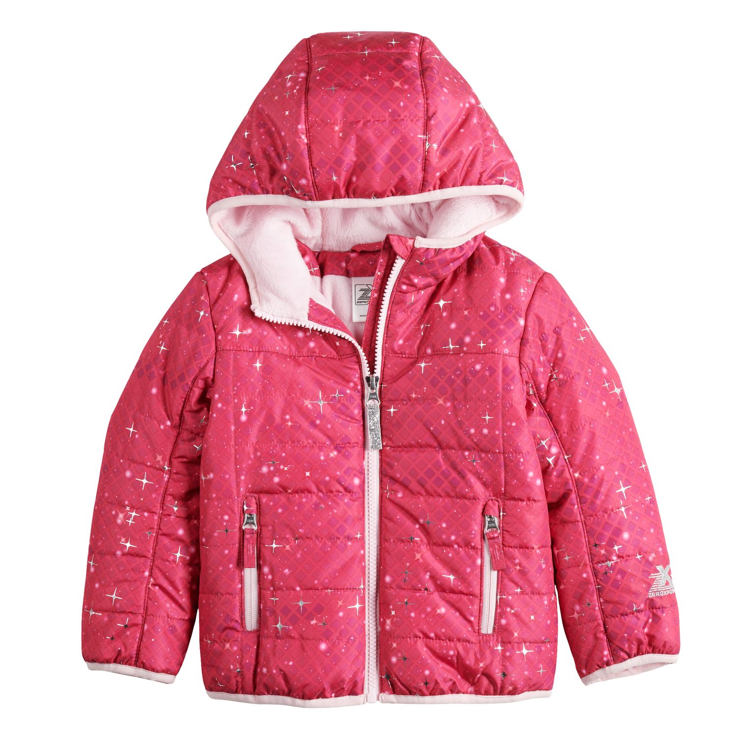 girls long puffer jacket