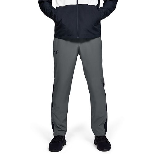 under armour woven pants grey