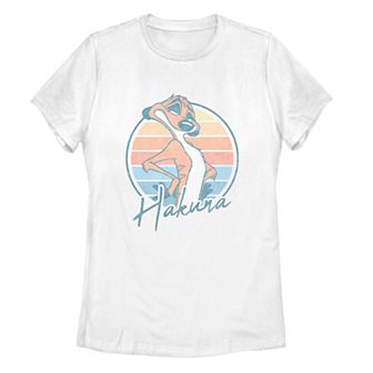 Juniors' Lion King Timon Hakuna Sunset Tee