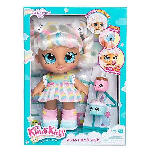 Girl's Kindi Kids Doll Single Pack Snack Time Fun Marsha Mello