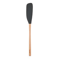 Tovolo Flex-Core Oyster Gray Wood Handled Spatula