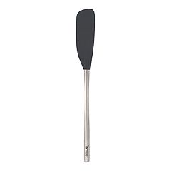 Tovolo 2-pc. Flex-Core Mini Spatula & Spoonula with Stainless Steel Handle Set, Grey