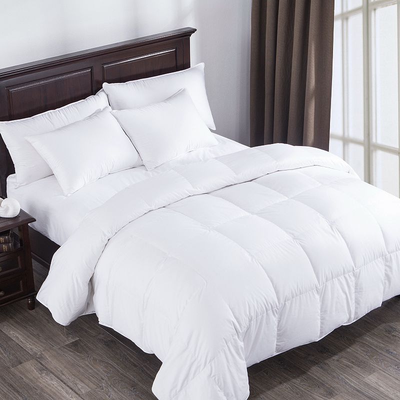 Dream On Winter Heavy Fill White Goose Down Comforter, King