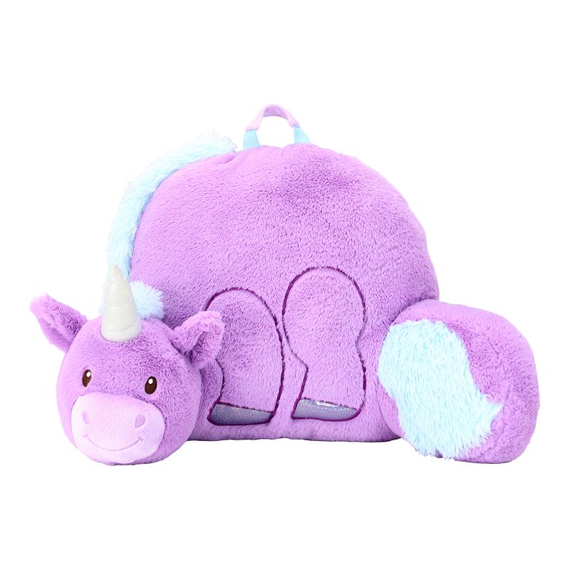 Soft Landing Nesting Nooks Unicorn Character Backrest, Purple, 16X26