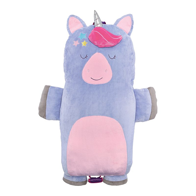 Animal Adventure Soft Landing Luxe Loungers Unicorn Character Cushion, Purp