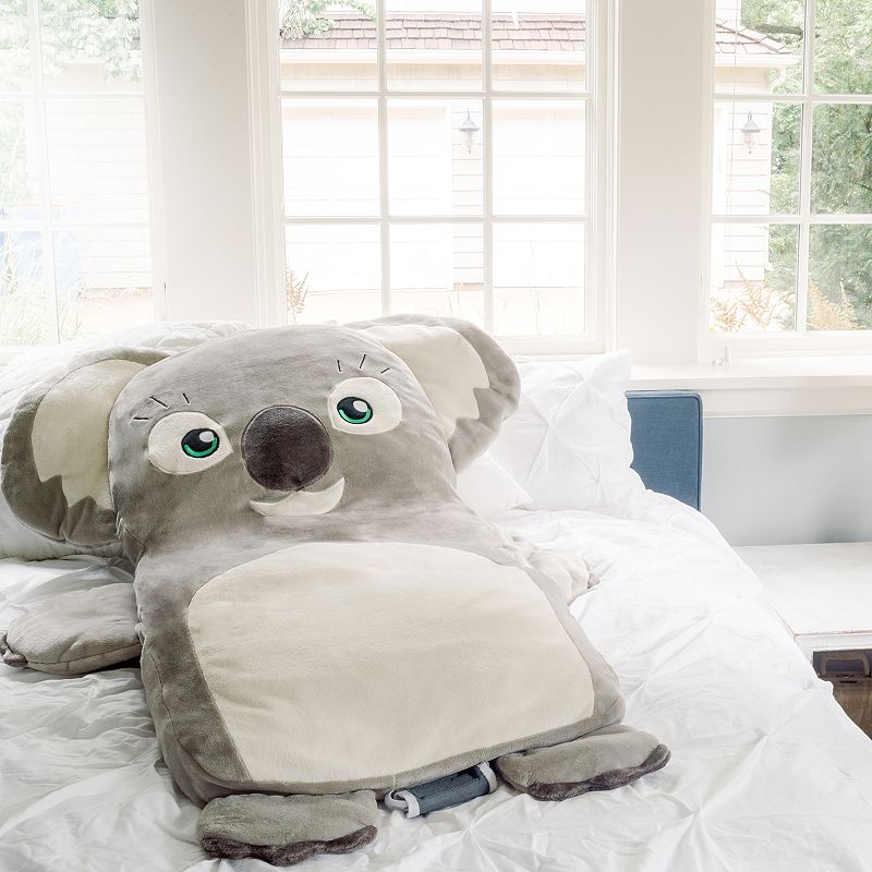 Animal Adventure Soft Landing Luxe Loungers Koala Character Cushion, Grey, 