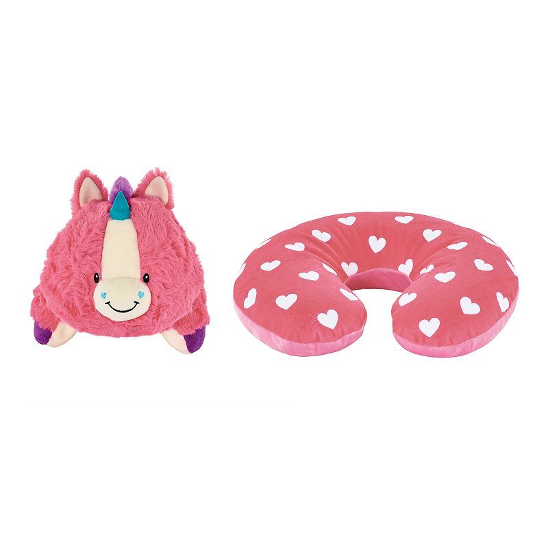 UPC 667902008550 product image for Animal Adventure Popovers Unicorn 2-in-1 Reversible Plush Buddy & Travel Pillow, | upcitemdb.com