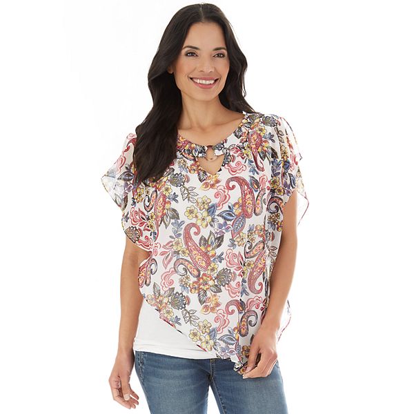 Women's Apt. 9® Yoryu Popover Cutout Top