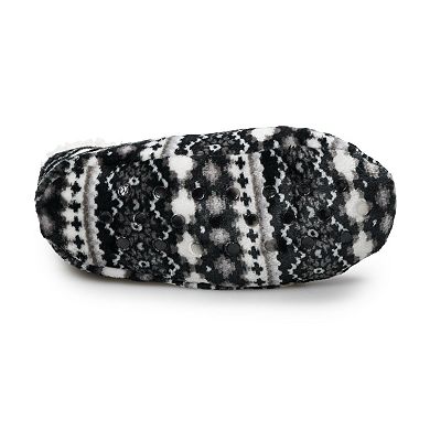 Women's Cuddl Duds Sherpa Bootie Slipper Socks