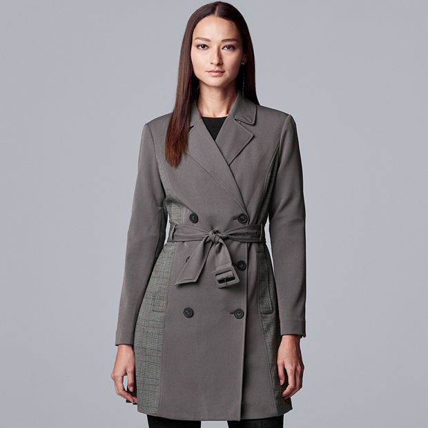 Vera wang trench on sale coat