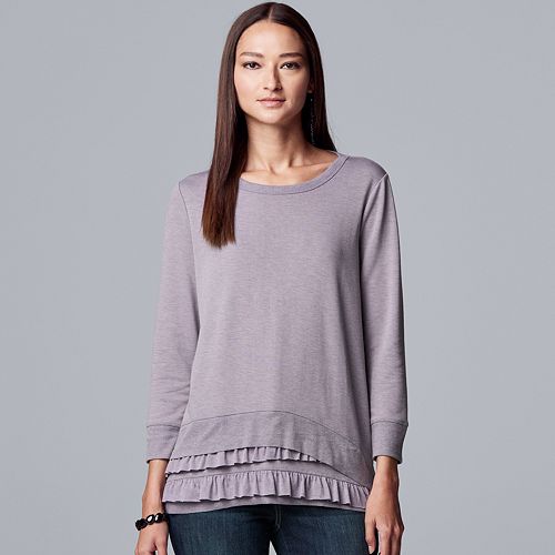 simply vera wang sweatshirt